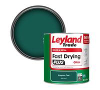Leyland Trade Wood & Metal Fast Drying Plus Gloss Paint Empress Teal (Ppg1142-7) 2.5L