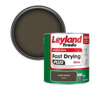 Leyland Trade Wood & Metal Fast Drying Plus Gloss Paint Fertile Ground (Ppg1023-7) 2.5L