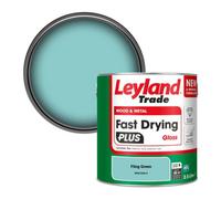 Leyland Trade Wood & Metal Fast Drying Plus Gloss Paint Fling Green (Ppg1234-4) 2.5L