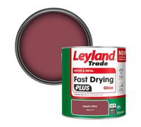 Leyland Trade Wood & Metal Fast Drying Plus Gloss Paint Heart's Afire (Ppg13-14) 2.5L