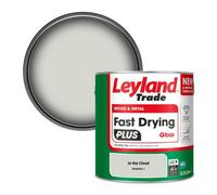 Leyland Trade Wood & Metal Fast Drying Plus Gloss Paint In The Cloud (Ppg0999-1) 2.5L