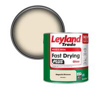 Leyland Trade Wood & Metal Fast Drying Plus Gloss Paint Magnolia Blossom (Ppg1090-1) 2.5L