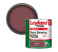 Leyland Trade Wood & Metal Fast Drying Plus Gloss Paint Mesa Red (Ppg1052-6) 2.5L