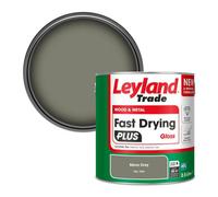 Leyland Trade Wood & Metal Fast Drying Plus Gloss Paint Moss Grey (Ral 7003) 2.5L