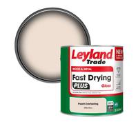 Leyland Trade Wood & Metal Fast Drying Plus Gloss Paint Peach Everlasting (Ppg1195-2) 2.5L