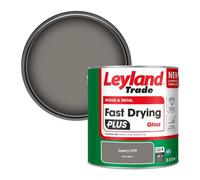 Leyland Trade Wood & Metal Fast Drying Plus Gloss Paint Quarry Cliff (Ppg1005-5) 2.5L