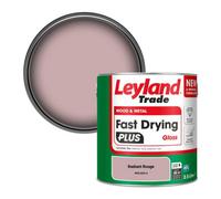 Leyland Trade Wood & Metal Fast Drying Plus Gloss Paint Radiant Rouge (Ppg1053-4) 2.5L