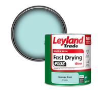 Leyland Trade Wood & Metal Fast Drying Plus Gloss Paint Seascape Green (Ppg1233-4) 2.5L