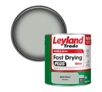 Leyland Trade Wood & Metal Fast Drying Plus Gloss Paint Silent Storm (Ppg1033-3) 2.5L