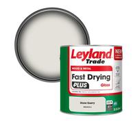 Leyland Trade Wood & Metal Fast Drying Plus Gloss Paint Stone Quarry (Ppg1015-2) 2.5L