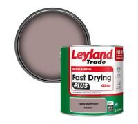 Leyland Trade Wood & Metal Fast Drying Plus Gloss Paint Tawny Mushroom (Ppg1054-5) 2.5L