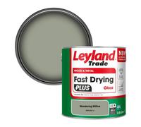 Leyland Trade Wood & Metal Fast Drying Plus Gloss Paint Wandering Willow (Ppg1031-3) 2.5L