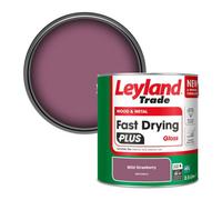 Leyland Trade Wood & Metal Fast Drying Plus Gloss Paint Wild Strawberry (Ppg1044-6) 2.5L