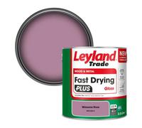 Leyland Trade Wood & Metal Fast Drying Plus Gloss Paint Winsome Rose (Ppg1044-5) 2.5L