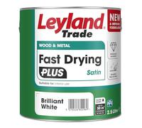 Leyland Trade Fast Dry Plus Satin Paint 2.5L - White