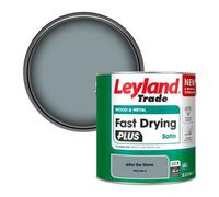 Leyland Trade Wood & Metal Fast Drying Plus Satin Paint After The Storm (Ppg1036-4) 2.5L