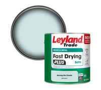 Leyland Trade Wood & Metal Fast Drying Plus Satin Paint Among The Clouds (Ppg1234-2) 2.5L