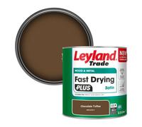 Leyland Trade Wood & Metal Fast Drying Plus Satin Paint Chocolate Toffee (Ppg1079-7) 2.5L