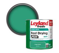 Leyland Trade Wood & Metal Fast Drying Plus Satin Paint Congo Green (Ppg1229-6) 2.5L