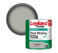 Leyland Trade Wood & Metal Fast Drying Plus Satin Paint Ghost Writer (Ppg1007-3) 2.5L