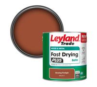 Leyland Trade Wood & Metal Fast Drying Plus Satin Paint Glowing Firelight (Ppg1191-7) 2.5L