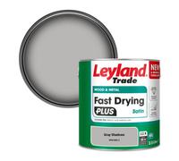 Leyland Trade Wood & Metal Fast Drying Plus Satin Paint Gray Shadows (Ppg1005-3) 2.5L