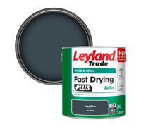 Leyland Trade Wood & Metal Fast Drying Plus Satin Paint Grey Blue (Ral 5008) 2.5L