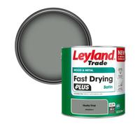 Leyland Trade Wood & Metal Fast Drying Plus Satin Paint Husky Gray (Ppg0994-6) 2.5L