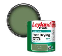 Leyland Trade Wood & Metal Fast Drying Plus Satin Paint Moss Ring (Ppg1130-6) 2.5L