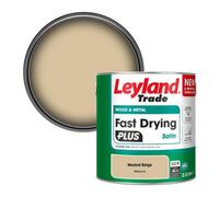 Leyland Trade Wood & Metal Fast Drying Plus Satin Paint Neutral Beige (Ppg12-31) 2.5L