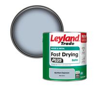 Leyland Trade Wood & Metal Fast Drying Plus Satin Paint Northern Exposure (Ppg1165-3) 2.5L