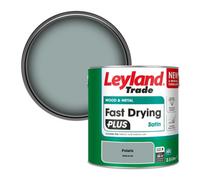 Leyland Trade Wood & Metal Fast Drying Plus Satin Paint Polaris (Ppg10-04) 2.5L