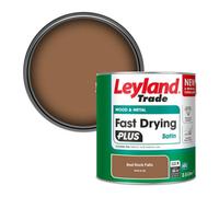 Leyland Trade Wood & Metal Fast Drying Plus Satin Paint Red Rock Falls (Ppg16-06) 2.5L