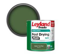 Leyland Trade Wood & Metal Fast Drying Plus Satin Paint Rubber Tree Plant (Ppg1131-7) 2.5L