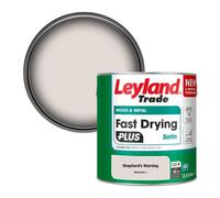 Leyland Trade Wood & Metal Fast Drying Plus Satin Paint Shepherd's Warning (Ppg1016-1) 2.5L