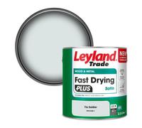 Leyland Trade Wood & Metal Fast Drying Plus Satin Paint Tin Soldier (Ppg1038-1) 2.5L