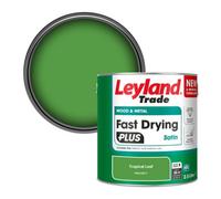 Leyland Trade Wood & Metal Fast Drying Plus Satin Paint Tropical Leaf (Ppg1225-7) 2.5L