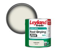 Leyland Trade Wood & Metal Fast Drying Plus Satin Paint Vanilla Swirl (Ppg15-05) 2.5L