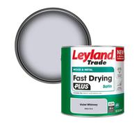 Leyland Trade Wood & Metal Fast Drying Plus Satin Paint Violet Whimsey (Ppg1174-2) 2.5L