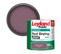Leyland Trade Wood & Metal Fast Drying Plus Satin Paint Wild Geranium (Ppg1045-6) 2.5L