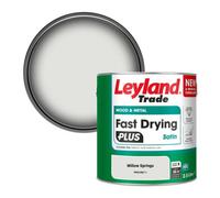 Leyland Trade Wood & Metal Fast Drying Plus Satin Paint Willow Springs (Ppg1007-1) 2.5L