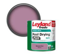 Leyland Trade Wood & Metal Fast Drying Plus Satin Paint Winsome Rose (Ppg1044-5) 2.5L