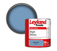 Leyland Trade Wood & Metal High Gloss Paint Alaskan Blue (Ppg1162-4) 2.5L
