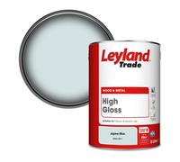 Leyland Trade Wood & Metal High Gloss Paint Alpine Blue (Ppg1149-1) 5L