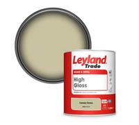 Leyland Trade Wood & Metal High Gloss Paint Canary Grass (Ppg1114-3) 1L