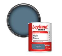 Leyland Trade Wood & Metal High Gloss Paint Canyon Blue (Ppg1155-6) 1L