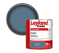 Leyland Trade Wood & Metal High Gloss Paint Canyon Blue (Ppg1155-6) 2.5L