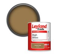 Leyland Trade Wood & Metal High Gloss Paint Caramel Fudge (Ppg1095-6) 1L