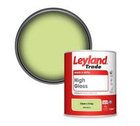 Leyland Trade Wood & Metal High Gloss Paint Clean N Crisp (Ppg1220-5) 1L