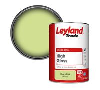Leyland Trade Wood & Metal High Gloss Paint Clean N Crisp (Ppg1220-5) 5L